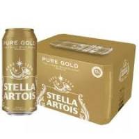 Cerveja Stella Pure Gold 473ml (Pack com 12)
